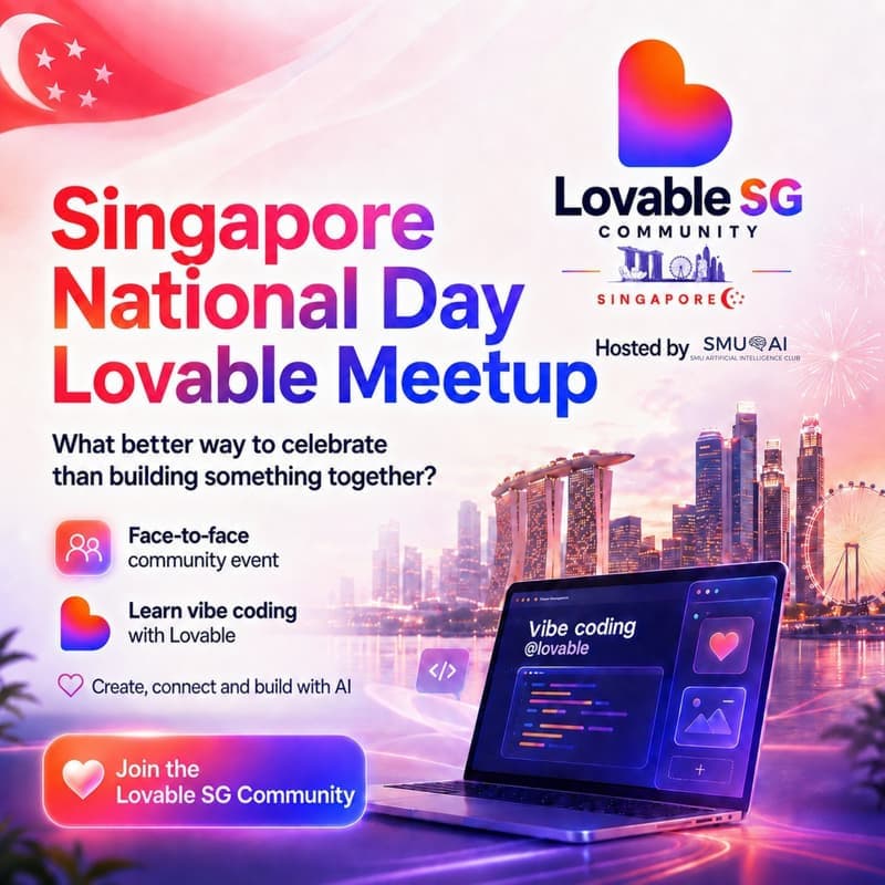 Singapore National Day Lovable Meetup