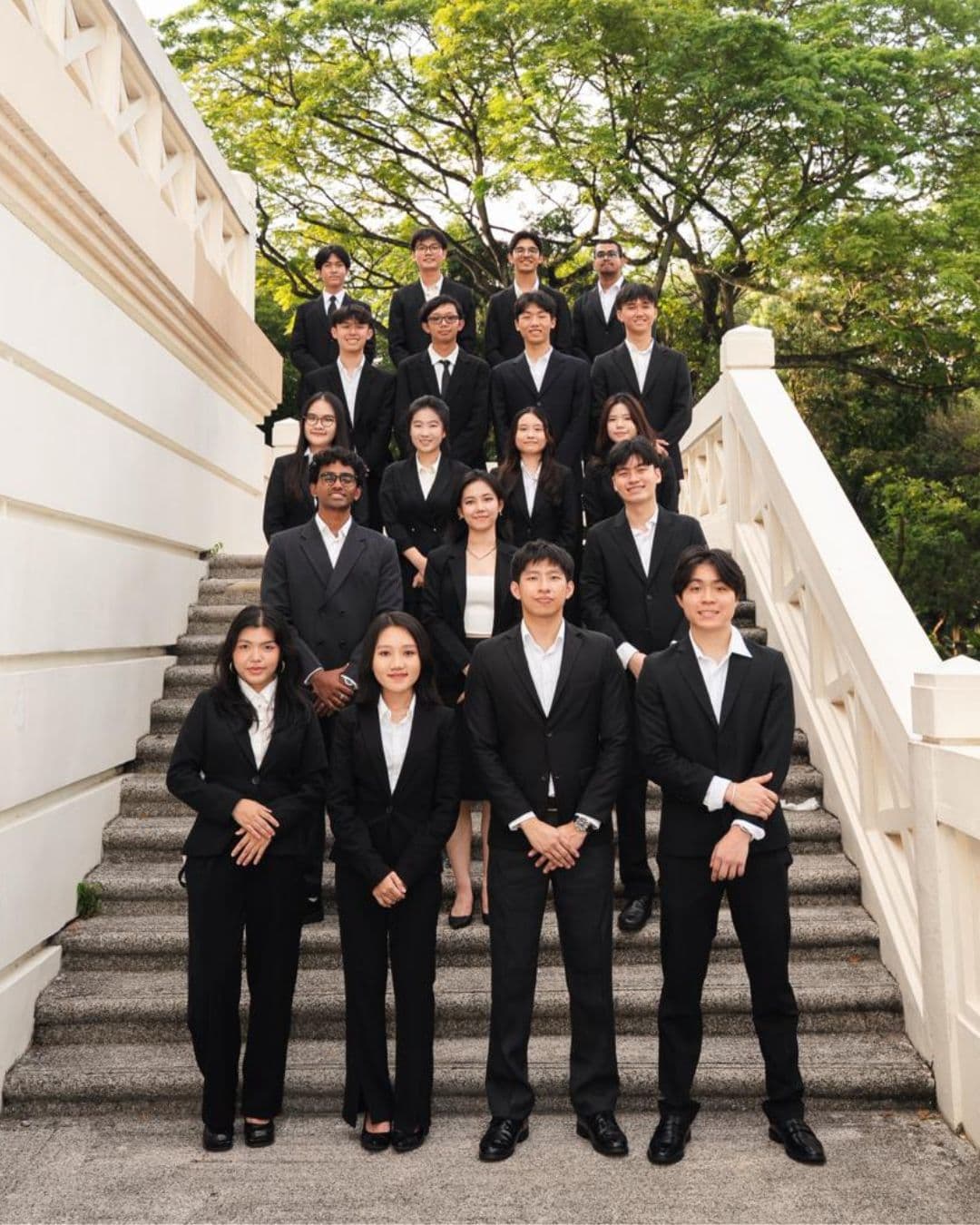 The SMUAI 2026–27 executive committee together on campus